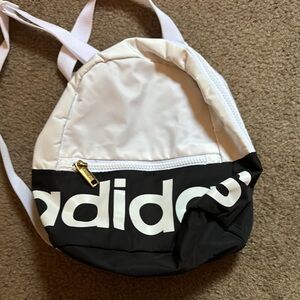 Mini Adidas Black and White Mini Backpack